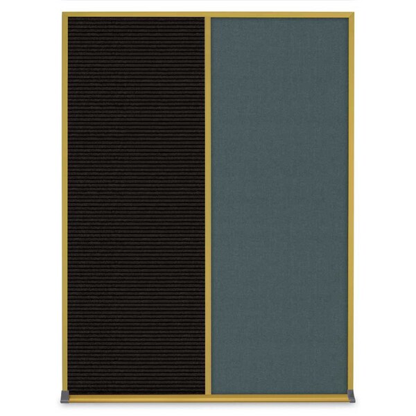 Single Door Radius Corkboard, 24"X36", B